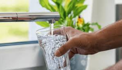 drinking water